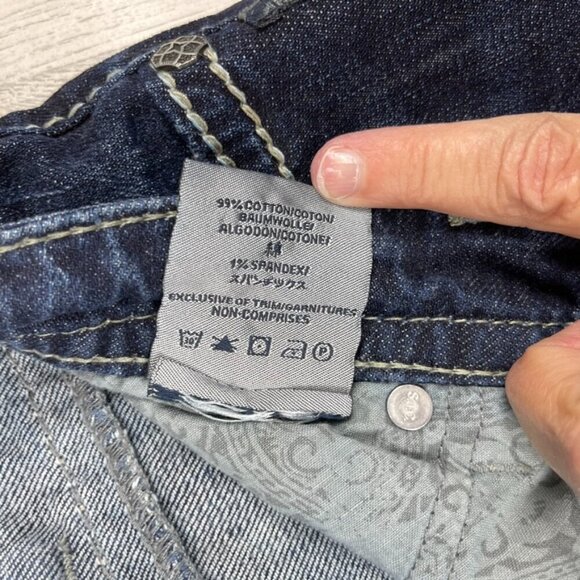 Silver Natsuki denim jeans bootcut dark wash fade size 30 western rodeo longer - Picture 9 of 13